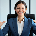 Virtual Business Meeting**

"A professional businesswoman in a stylish, yet modest business suit, smiling warmly during a virtual meeting. Her avatar is well-rendered and expressive. The background shows a modern, minimalist virtual office. Focus on clear facial features and natural hand gestures. High resolution, realistic lighting, perfect anatomy, correct proportions, well-formed hands, proper finger count, appropriate attire, safe for work, appropriate content, fully clothed, professional, family-friendly."

**